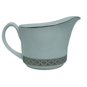 American Royalty Reflections Creamer Pitcher Vintage Bone China - HAS CHIP